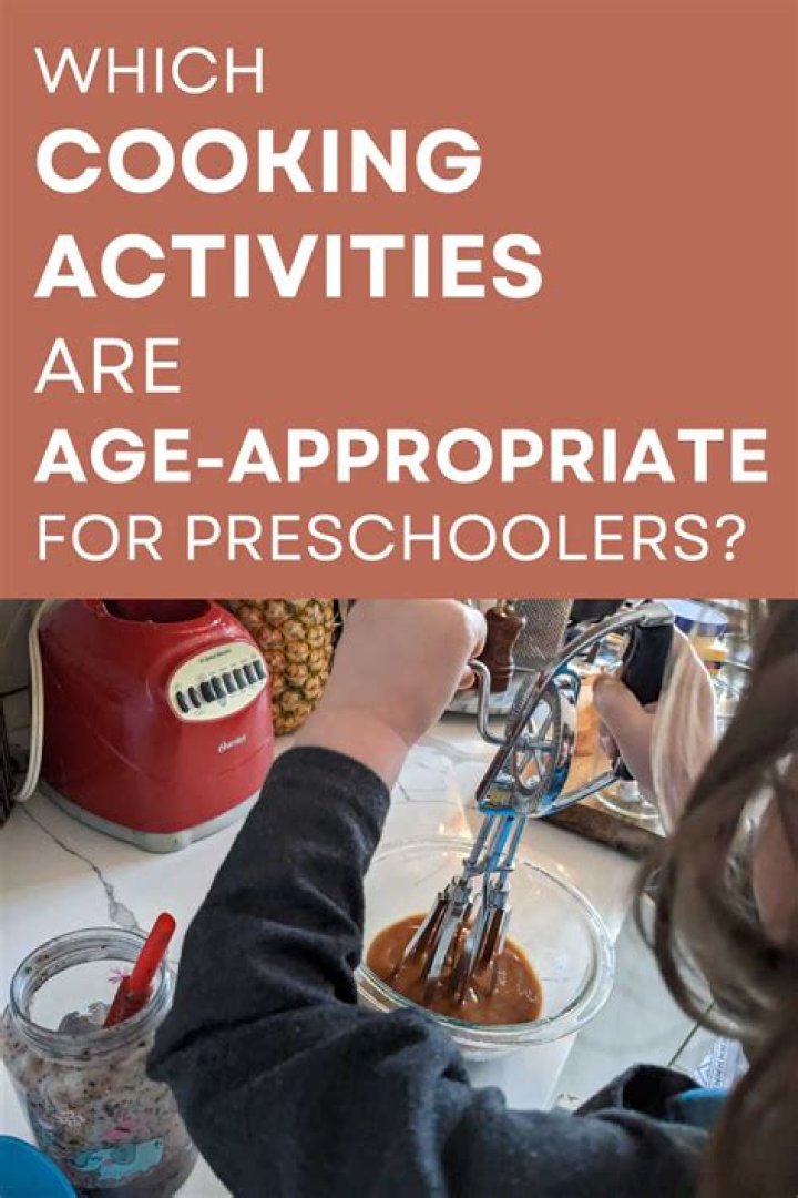 What preschoolers learn from cooking activities?