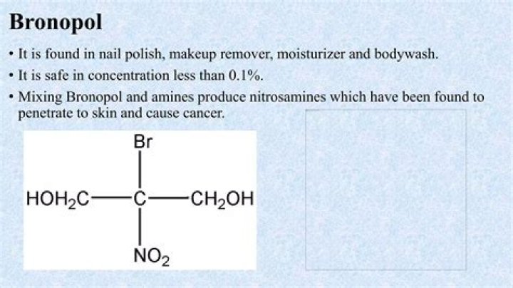 What products have bronopol?