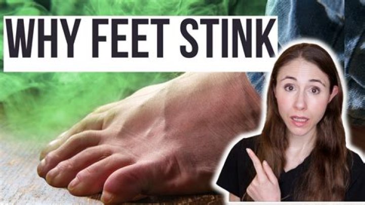 What rhymes stinky feet?