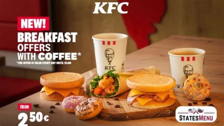 What time does KFC breakfast start?