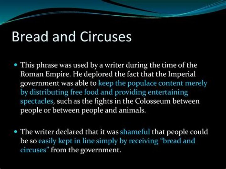 What was bread and circuses during the Roman Republic?