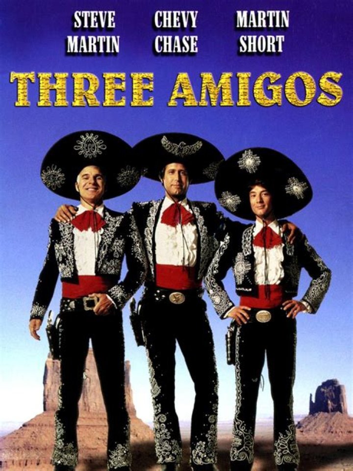 What year did Three Amigos movie come out?