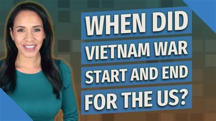 When did Vietnam War start and end for the US?