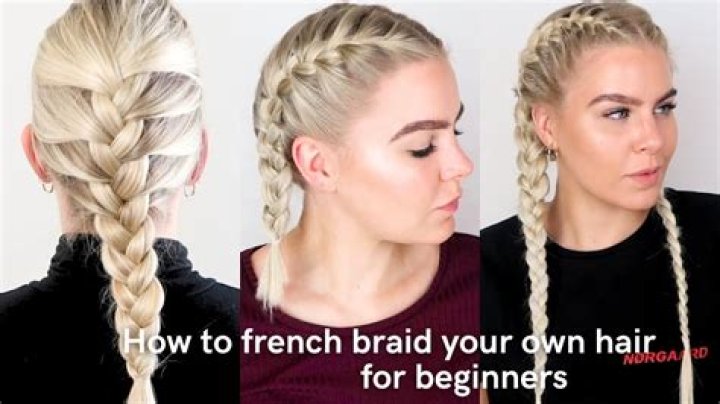When French braiding Do you go over or under?