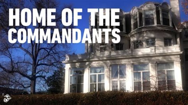 Where is the commandant of the Marine Corps house?