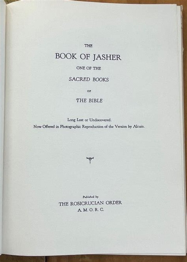 Which Bible contains The Book of Jasher?