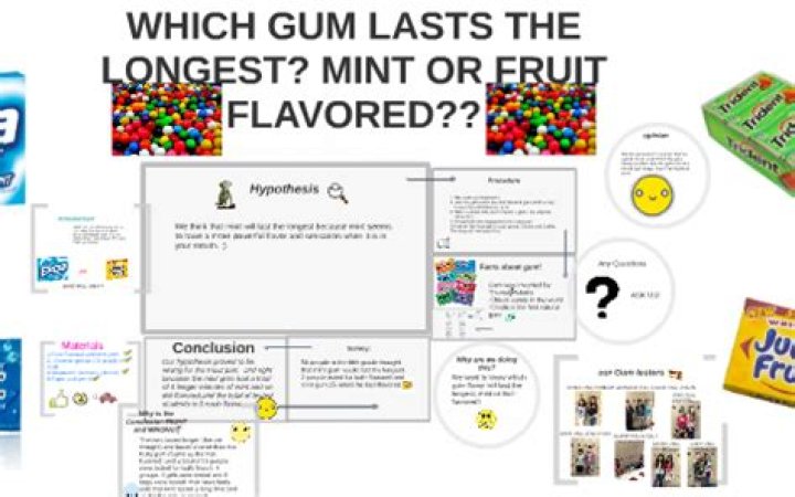 Which brand of gum has the longest lasting flavor?