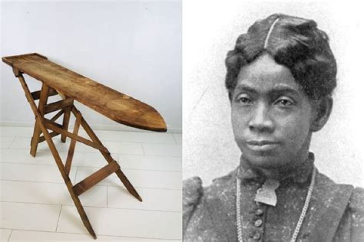 Who invented the flat iron black woman?