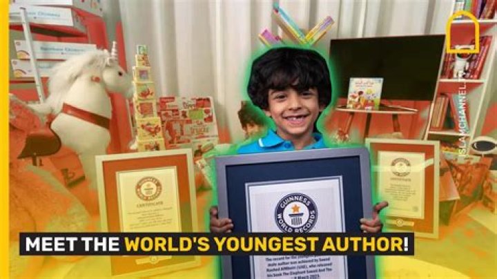 Who is the most famous youngest author?