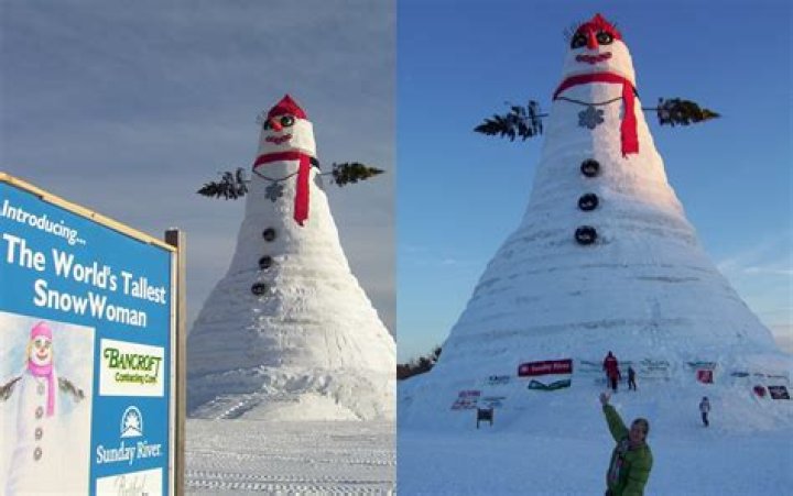 Who was the tallest snowman?