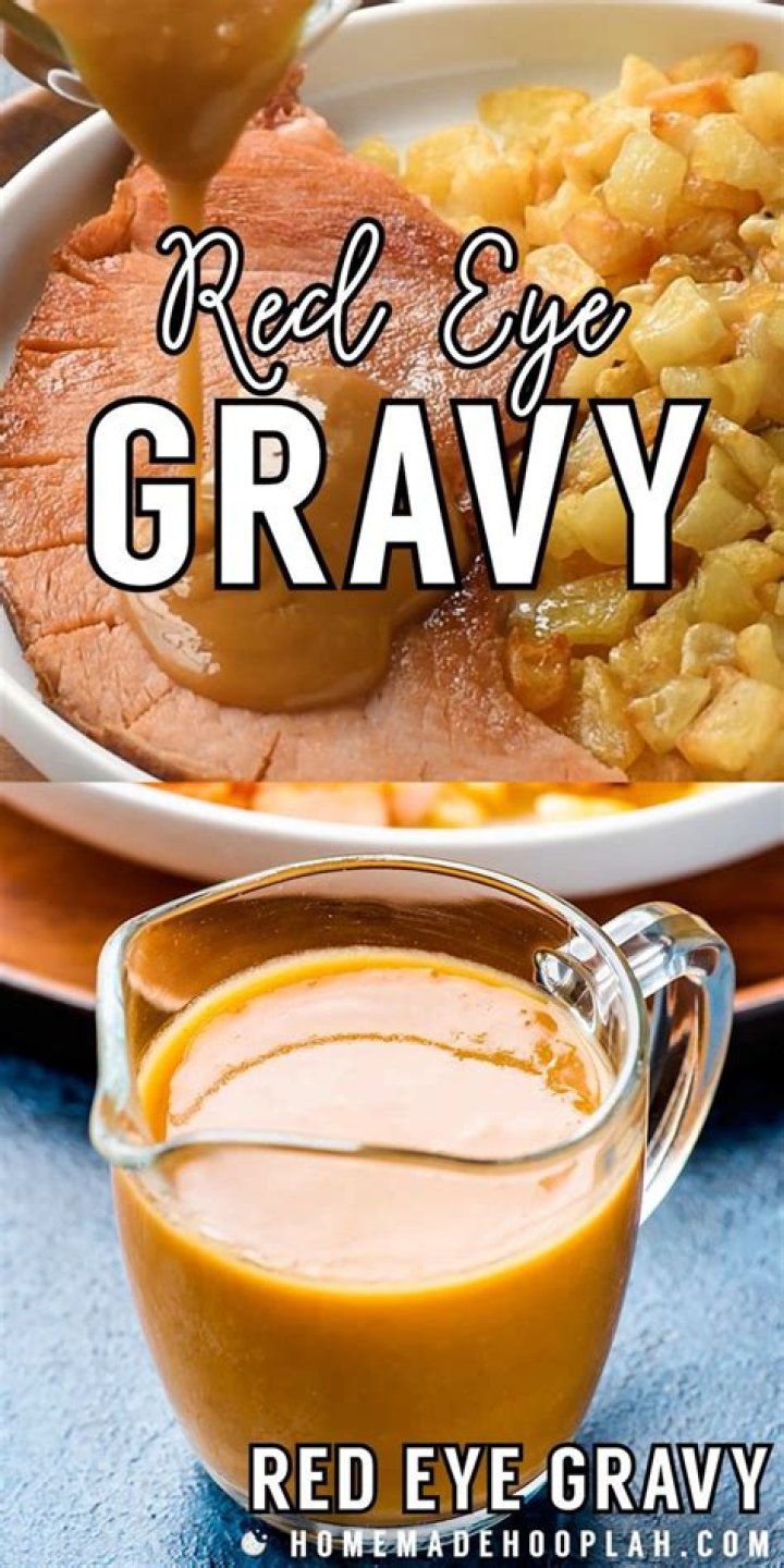 Why do they call it red eye gravy?