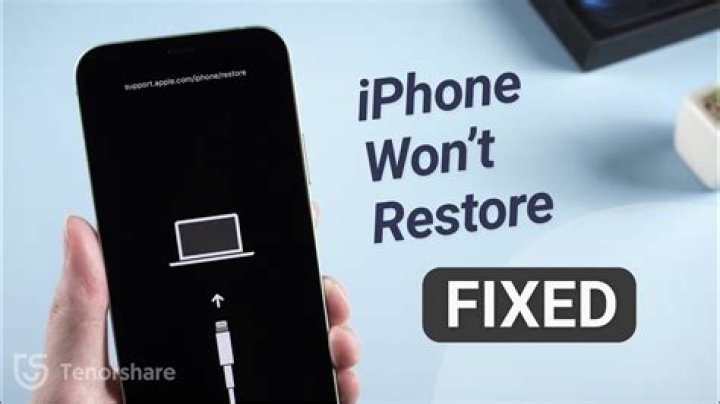 Why does my iPhone restore keep failing?