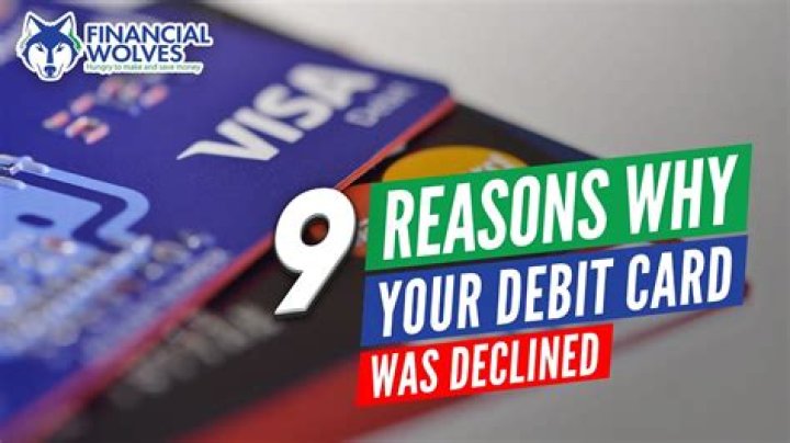 Why is my credit card being declined when I have money?